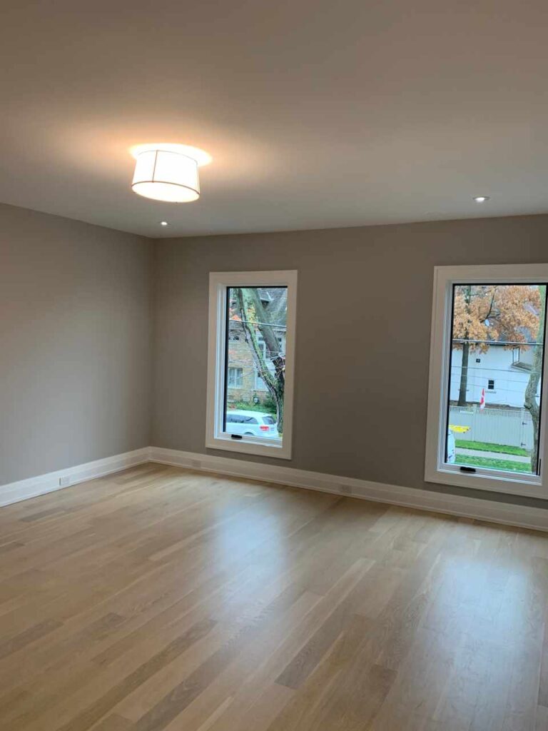 room with light bulb